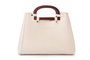 Lucky Bees 1289 Bolso Crema Cuero Polivinilo Elegante y Sofisticado para Mujer
